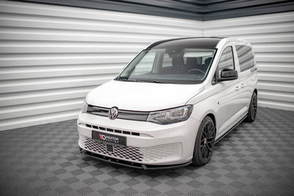 Front Ansatz V.2 für VW Caddy Mk5 schwarz Hochglanz