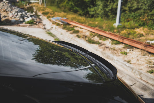 Spoiler CAP für Porsche Panamera Turbo 970 Facelift schwarz Hochglanz