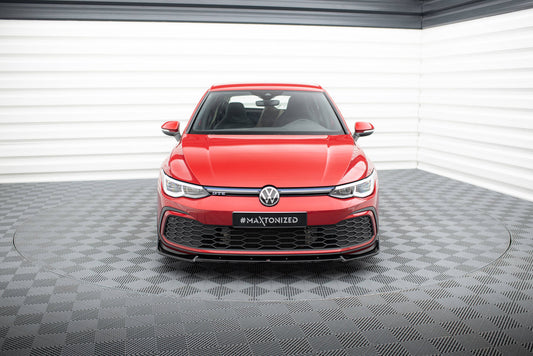 Front Ansatz V.3 + Flaps für VW Golf GTI / GTE / GTD / R-Line Mk8