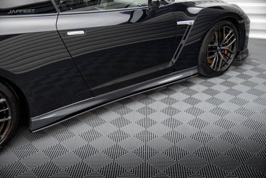 Street Pro Seitenschweller Ansatz für Nissan GTR R35 Facelift