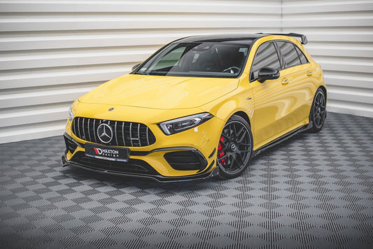 Front Ansatz V.3 + Flaps für Mercedes-AMG A 45 S Aero Pack W177