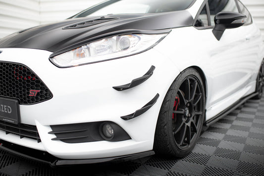 Stoßstangen Flaps Wings vorne Canards für Ford Fiesta 7 ST Facelift