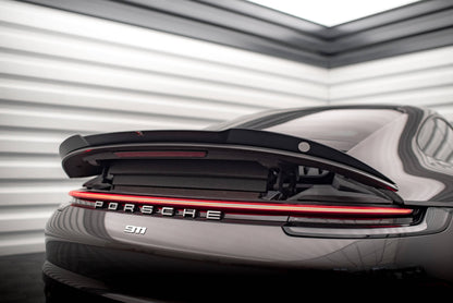 Spoiler CAP für Porsche 911 Carrera 4S 992 schwarz Hochglanz