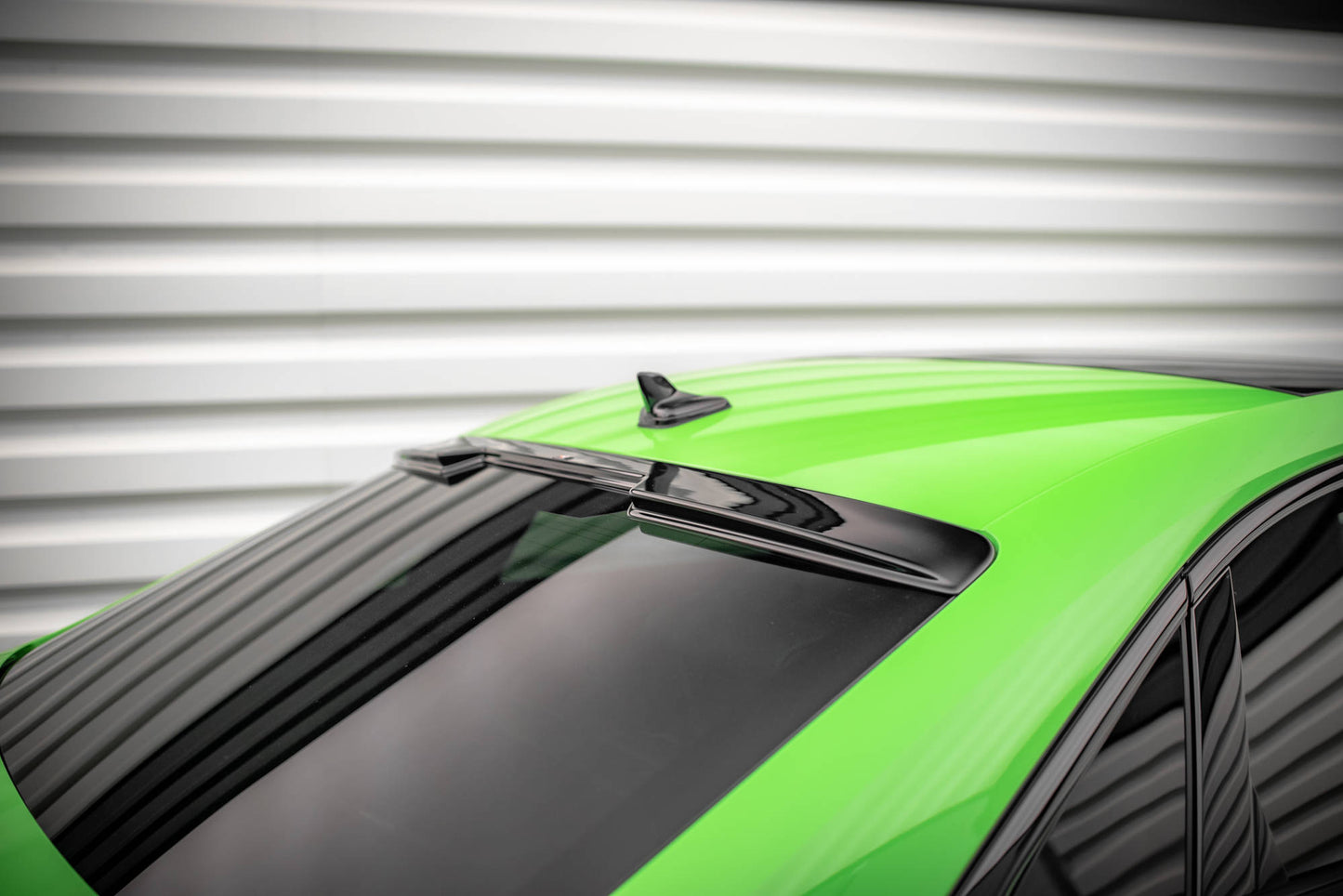 Heckscheiben Spoiler für Audi RS3 Limousine 8Y Facelift schwarz Hochglanz