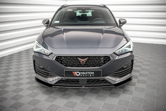 Front Ansatz V.2 für Cupra Leon Mk1 schwarz Hochglanz