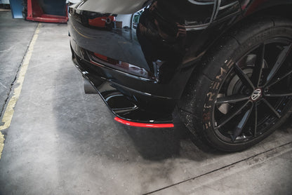 Heck Ansatz Flaps Diffusor für VW Golf 7 GTI TCR schwarz Hochglanz