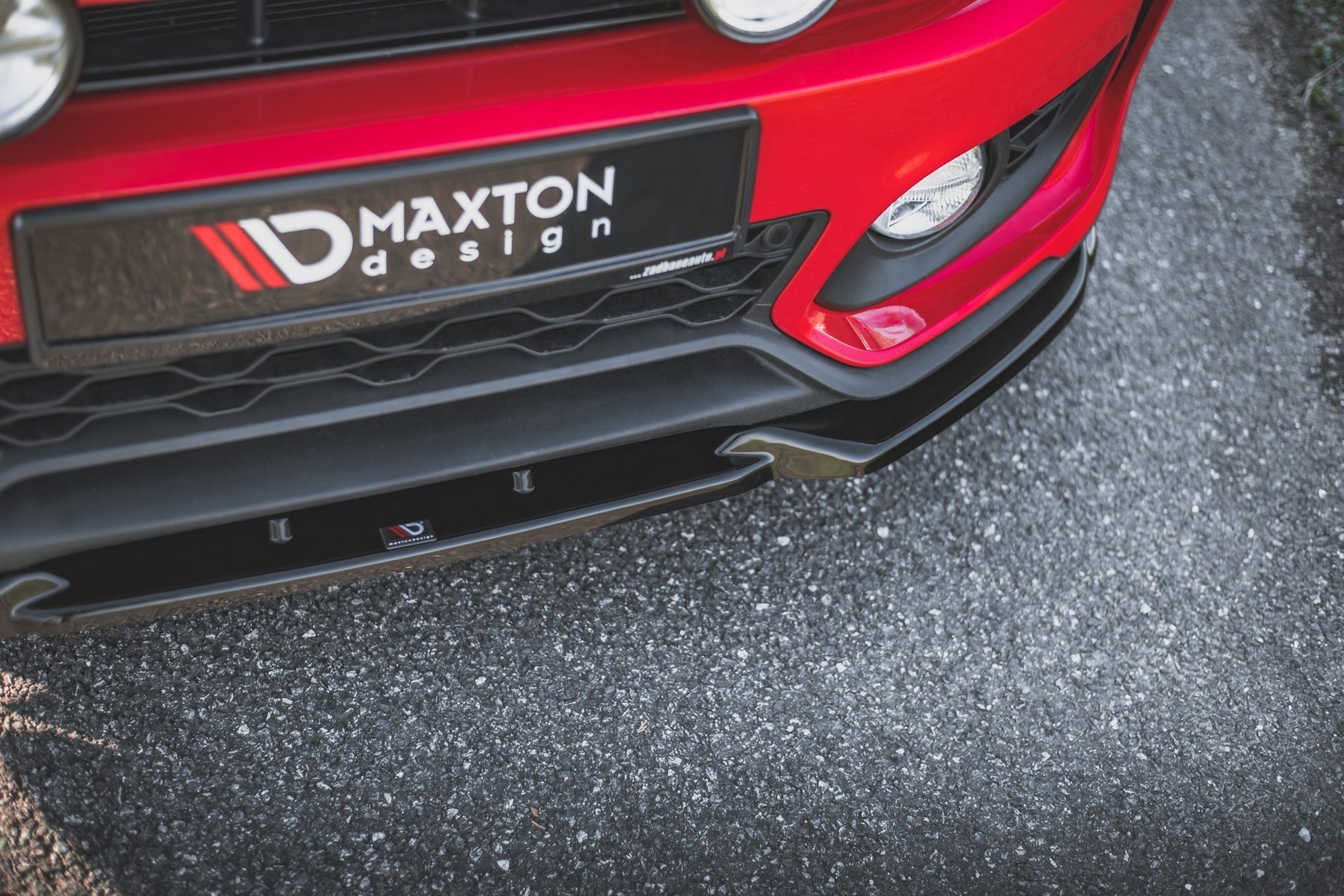 Front Ansatz V.1 für Mini Countryman Mk2 F60 JCW schwarz Hochglanz