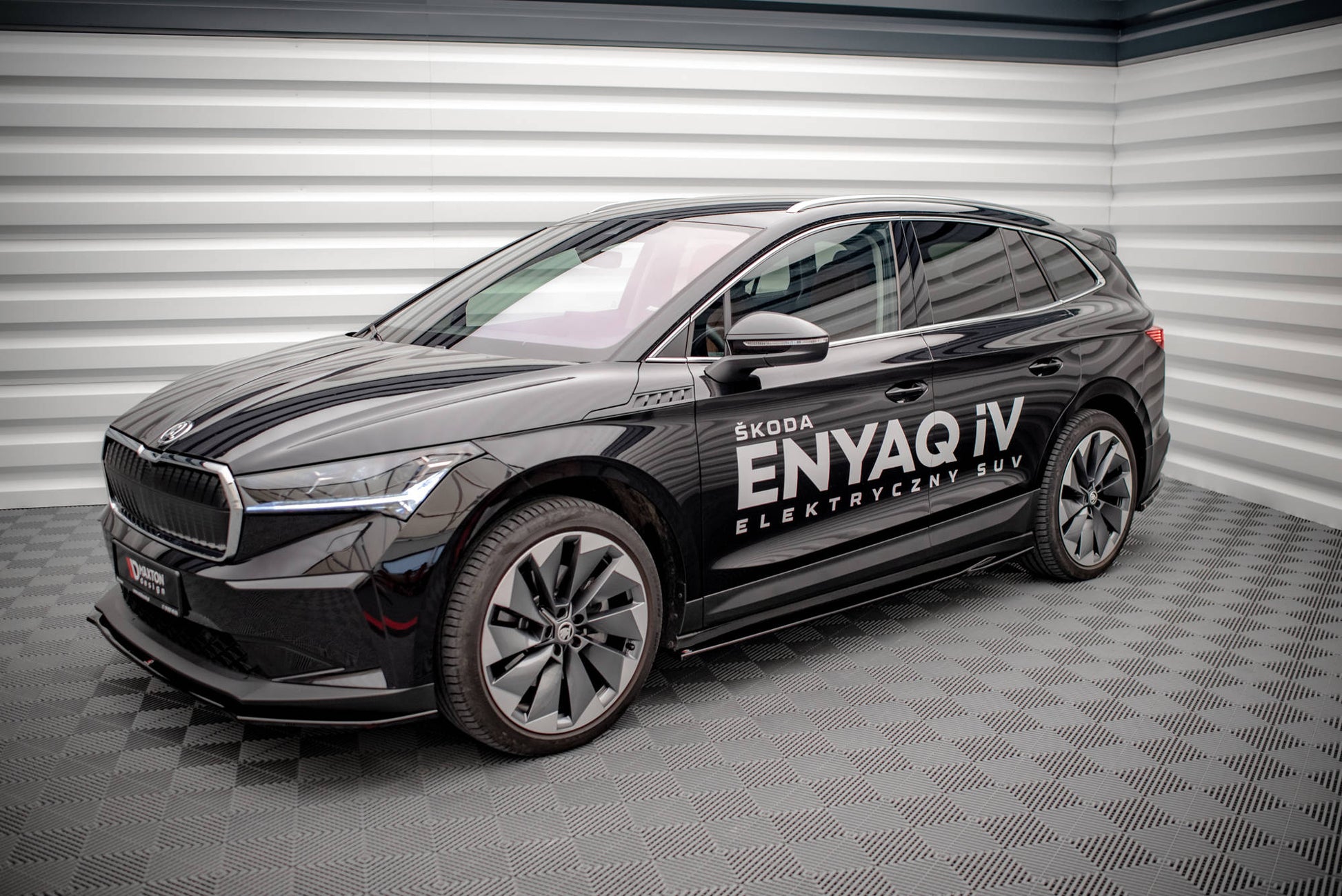 Seitenschweller Ansatz für Skoda Enyaq iV Carbon Look