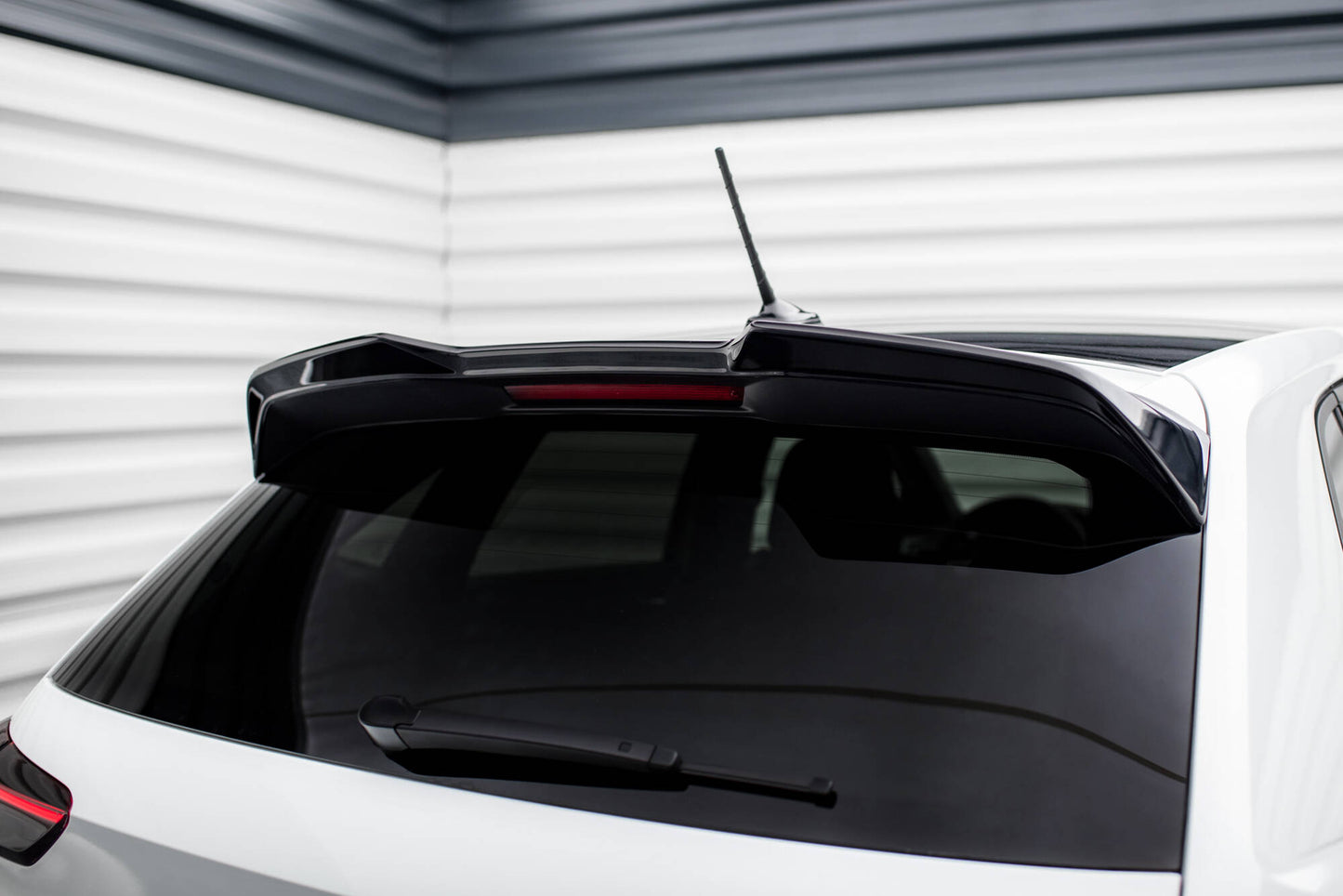 Spoiler CAP 3D für VW Polo GTI Mk6  schwarz Hochglanz