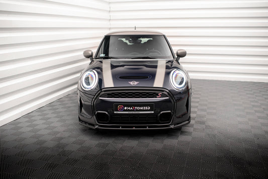 Front Ansatz V.2 für Mini Cooper S F56 Facelift schwarz Hochglanz