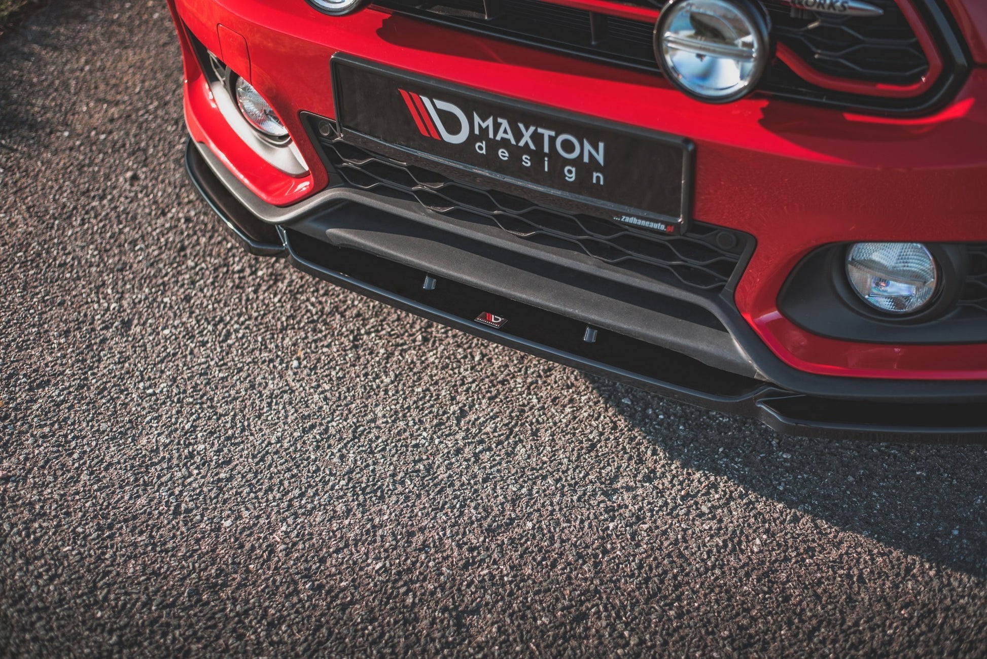 Front Ansatz V.2 für Mini Countryman Mk2 F60 JCW schwarz Hochglanz