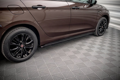 Seitenschweller Ansatz für Fiat Tipo S-Design  schwarz Hochglanz