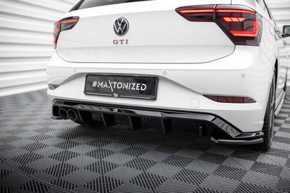 Diffusor Heck Ansatz für VW Polo GTI Mk6 Facelift