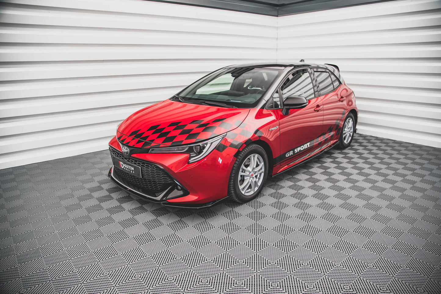 Seitenschweller Ansatz für Toyota Corolla GR Sport Hatchback XII schwarz Hochglanz