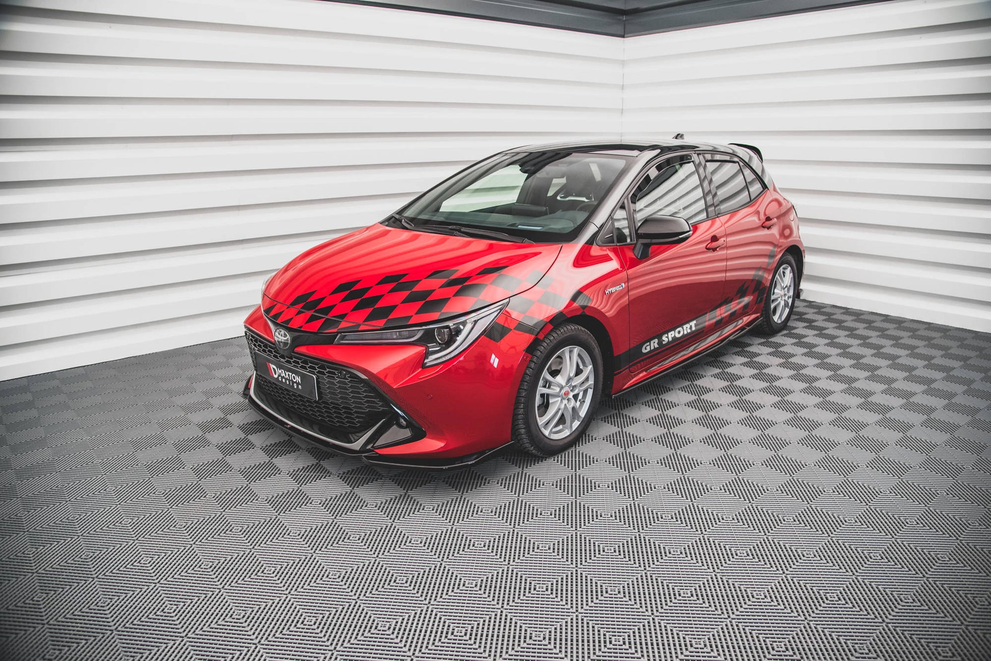 Seitenschweller Ansatz für Toyota Corolla GR Sport Hatchback XII schwarz Hochglanz