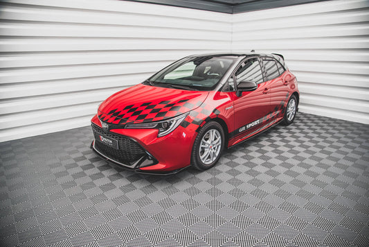 Seitenschweller Ansatz für Toyota Corolla GR Sport Hatchback XII schwarz Hochglanz