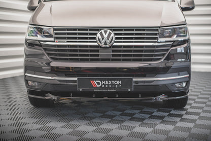 Front Ansatz V.2 für VW T6 Facelift schwarz Hochglanz