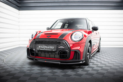 Front Ansatz V.2 für Mini Cooper S John Cooper Works F56 Facelift schwarz Hochglanz