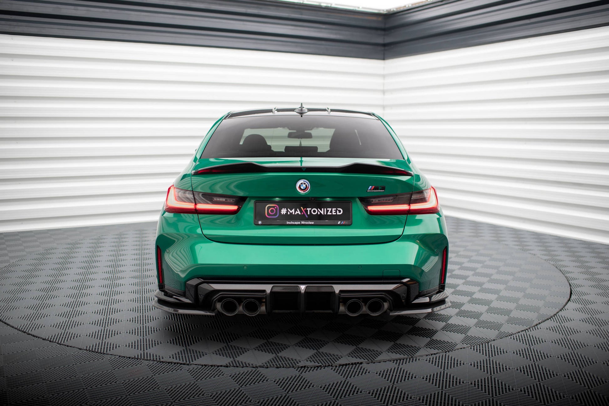 Prepreg Carbon Fiber Heck Ansatz Flaps Diffusor für BMW M3 Limousine / Touring G80 / G81