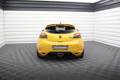Spoiler CAP für RENAULT MEGANE MK3 RS Trophy / RS Cup schwarz Hochglanz