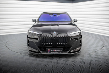 Front Ansatz V.3 für BMW 7 M-Paket / M760e / i7 M-Paket G70   schwarz Hochglanz