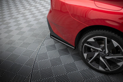 Heckansatz Peugeot 308 Mk3 schwarz Hochglanz