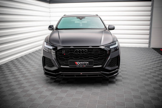 Front Ansatz V.3 für Audi RSQ8 Mk1 schwarz Hochglanz