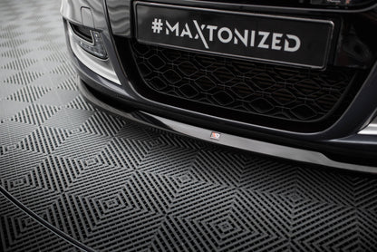 Front Ansatz V.2 für Renault Megane GT Mk3 Facelift schwarz Hochglanz