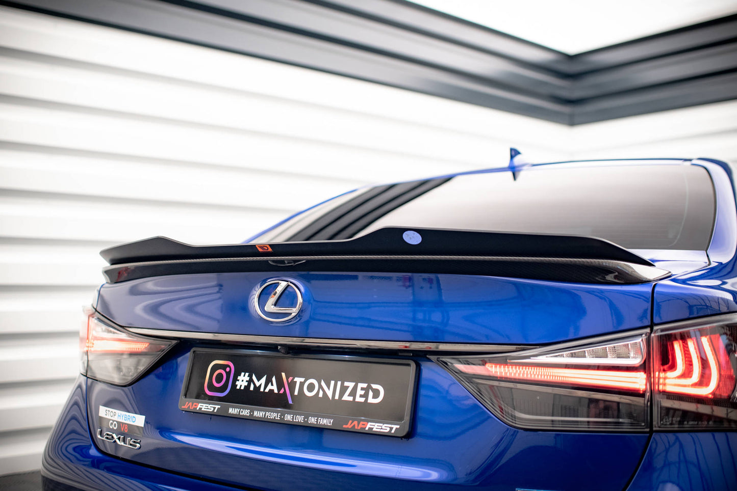 Spoiler CAP für Lexus GS F Mk4 Facelift Carbon Look