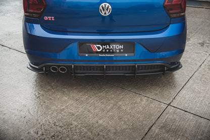 Robuste Racing Diffusor Heck Ansatz für Volkswagen Polo GTI Mk6