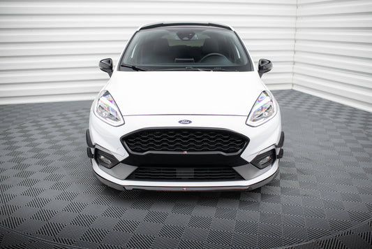 Front Ansatz V.6 für Ford Fiesta Mk8 ST / ST-Line schwarz Hochglanz
