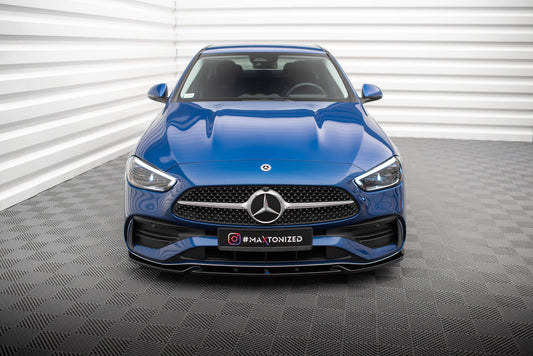 Front Ansatz V.1 für Mercedes-Benz C AMG-Line / 43 AMG W206 schwarz Hochglanz