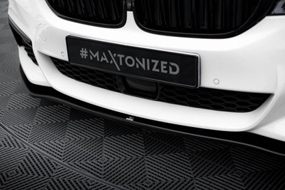 Front Ansatz V.2 für BMW 5er M-Paket / M550d / M550i G30/ G31 M-Paket schwarz Hochglanz