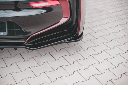 Mittlerer Diffusor Heck Ansatz DTM Look für BMW i8 Carbon Look