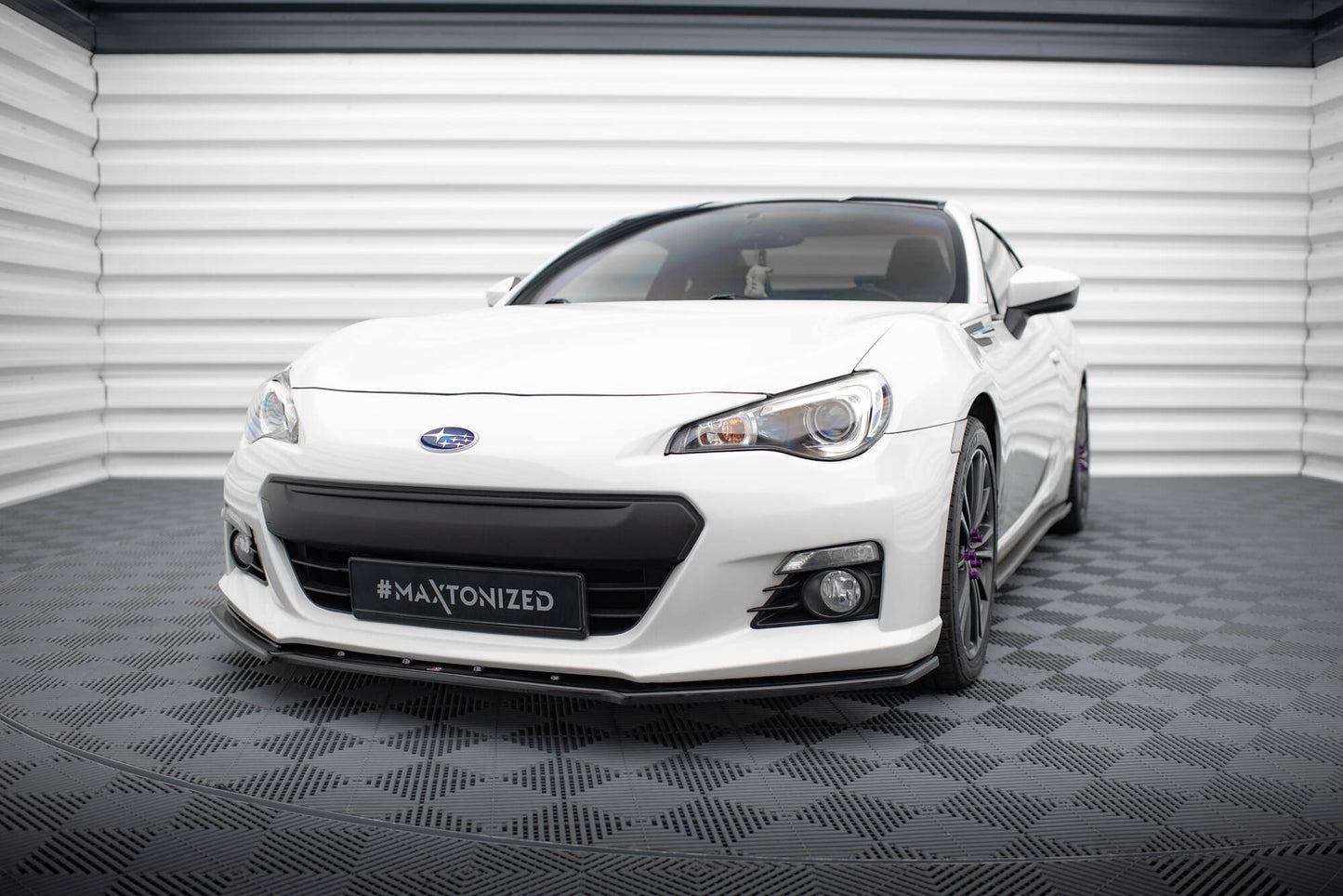 Front Ansatz V.4 für Subaru BRZ Mk1  schwarz Hochglanz