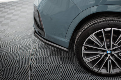 Mittlerer Cup Diffusor DTM Look Heck Ansatz für BMW X1 M-Paket U11 schwarz Hochglanz