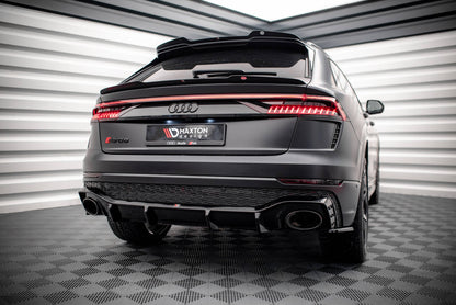 Diffusor Heck Ansatz für Audi RSQ8 Mk1 schwarz Hochglanz