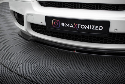 Front Ansatz für BMW X5 E70 Facelift M Paket schwarz Hochglanz