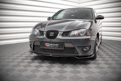 Front Ansatz V.3 für Seat Ibiza Cupra Mk3 schwarz Hochglanz