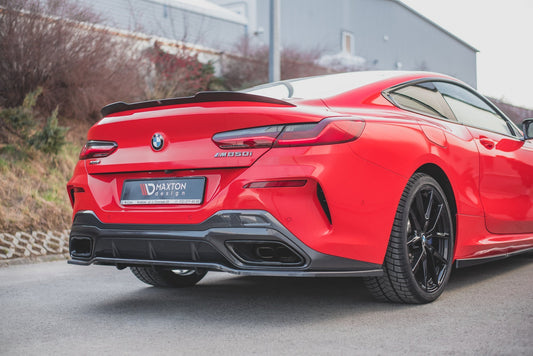Spoiler CAP für BMW 8 Coupe M-Paket G15 schwarz Hochglanz