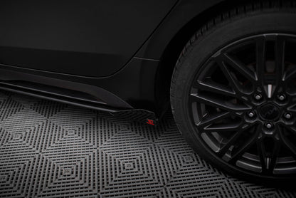 Street Pro Seitenschweller Ansatz für + Flaps Kia Proceed GT / GT-Line Mk1 Facelift / Ceed GT Mk3 Facelift  schwarz Hochglanz