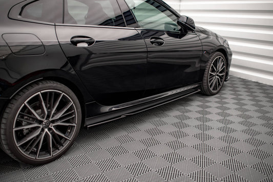 Seitenschweller Ansatz für V.1 für BMW 2 Gran Coupe M-Paket / M235i F44 schwarz Hochglanz