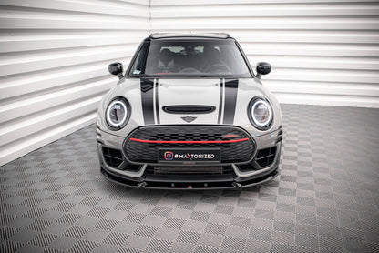 Front Ansatz V.4 für Mini Cooper Clubman John Cooper Works F54 Facelift schwarz Hochglanz