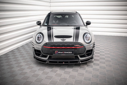 Front Ansatz V.4 für Mini Cooper Clubman John Cooper Works F54 Facelift schwarz Hochglanz