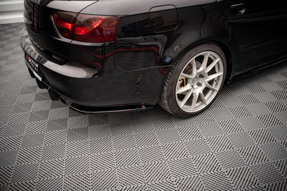 Heck Ansatz Flaps Diffusor für Seat Exeo Carbon Look