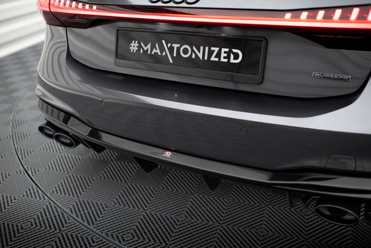 Diffusor Heck Ansatz + Endrohre für Audi A7 S-Line C8 / S7 C8 / C8 Facelift / S7 Facelift