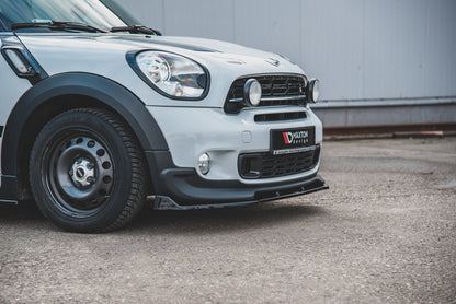 Front Ansatz für Mini Countryman Mk1 JCW  schwarz Hochglanz