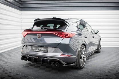 Diffusor Heck Ansatz V.3 für + Endrohre für Cupra Formentor VZ Mk1 / Mk1 Facelift