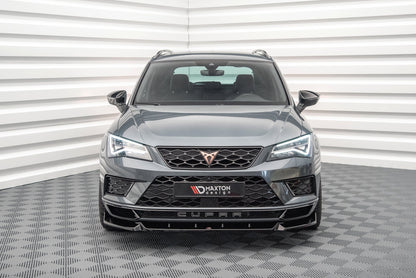 Front Ansatz V.1 für Cupra Ateca Mk1 schwarz Hochglanz