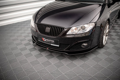 Front Ansatz V.2 für Seat Exeo schwarz Hochglanz